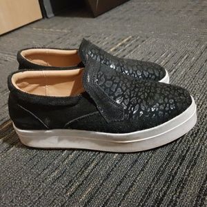 Black platform shoes